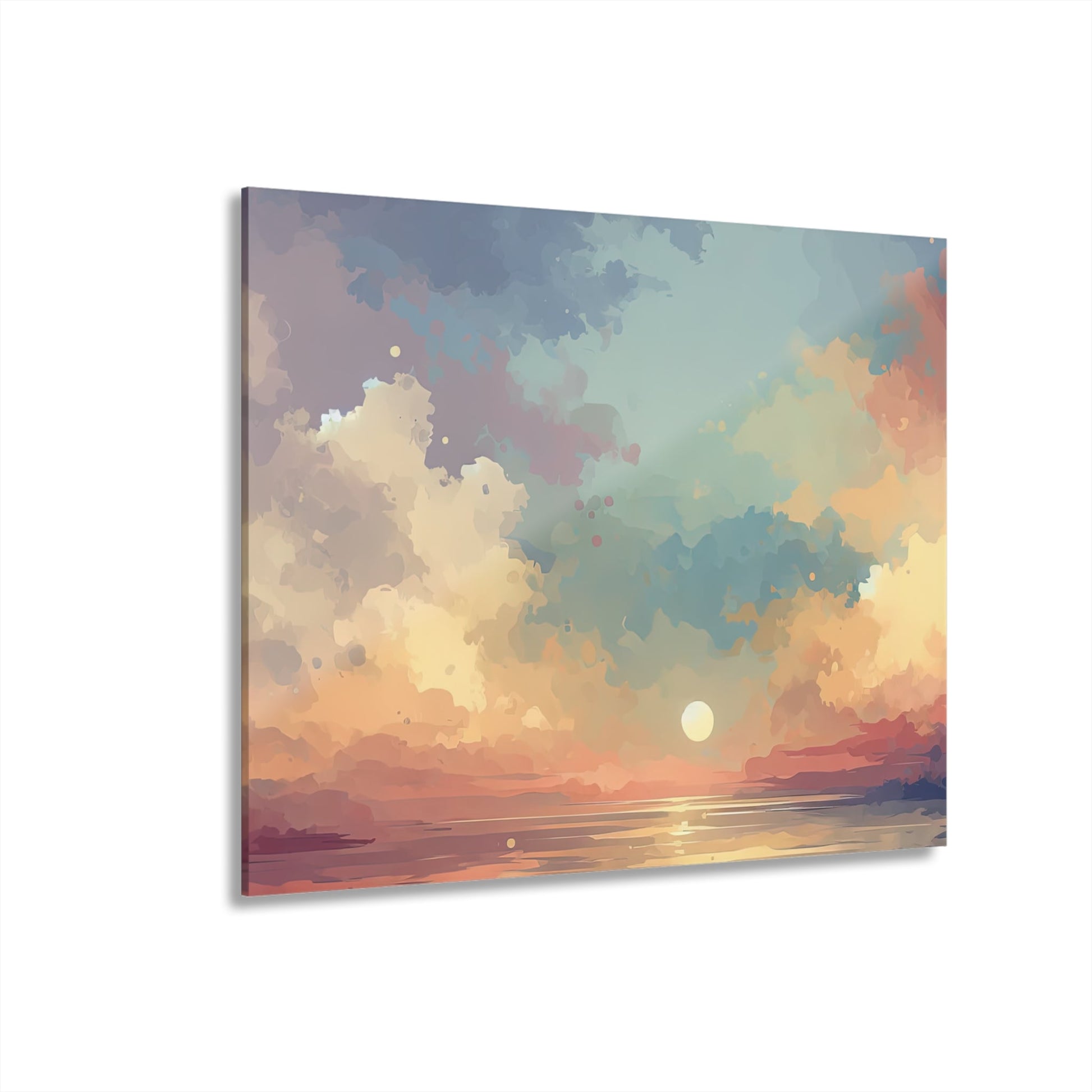 Dusky Sky Glow Acrylic Prints (French Cleat Hanging) - ATUH.ART