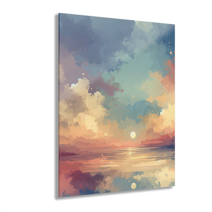 Dusky Sky Glow Acrylic Prints (French Cleat Hanging) - ATUH.ART