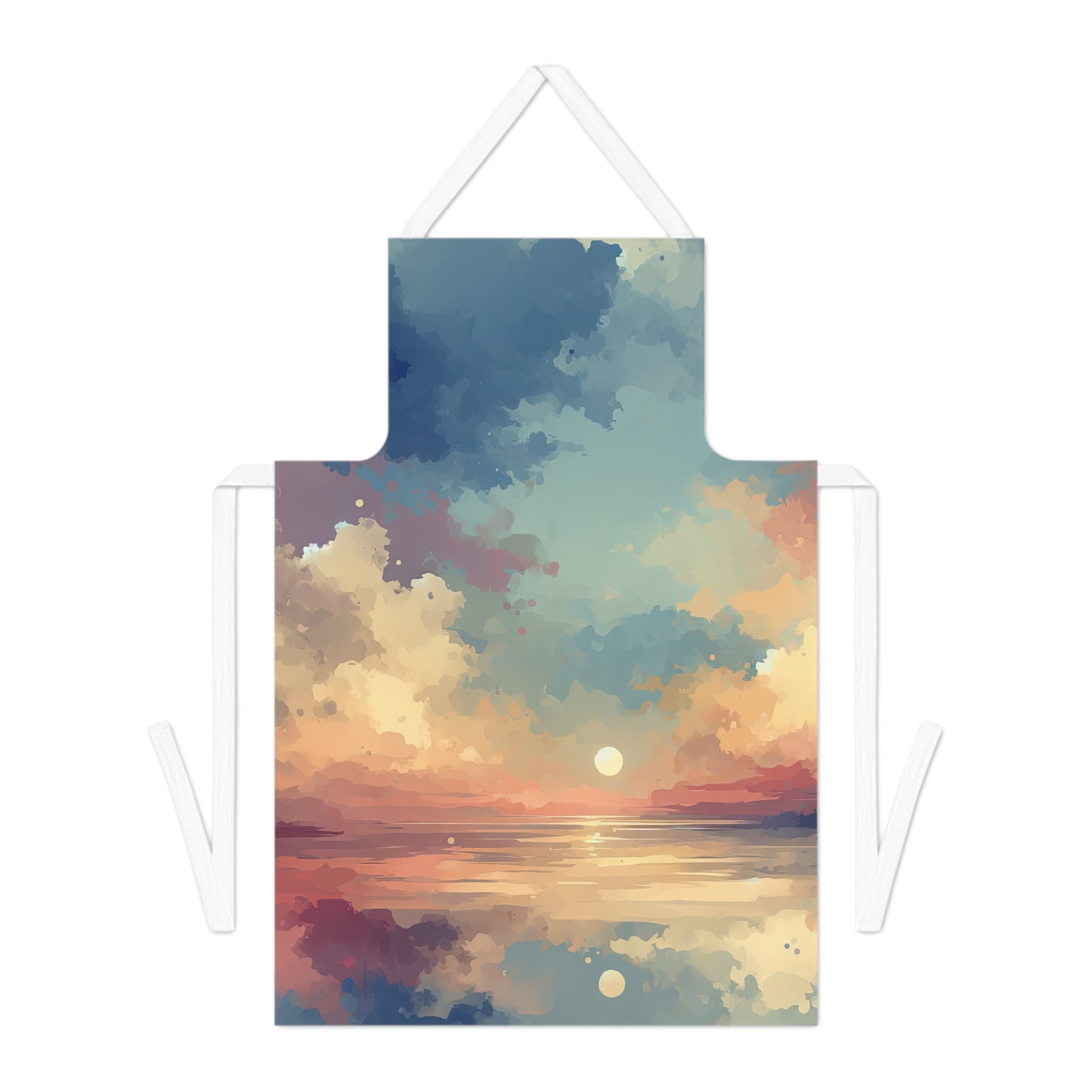 Dusky Sky Glow Adult Apron (AOP) - ATUH.ART