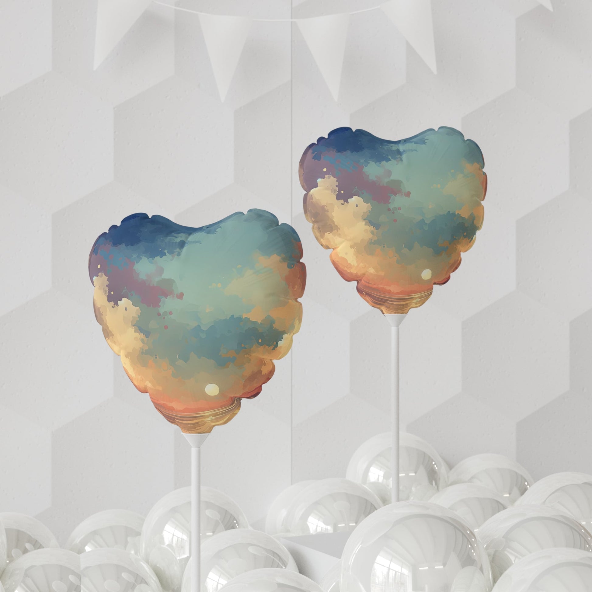 Dusky Sky Glow Balloon (Round and Heart-shaped), 11" - ATUH.ART