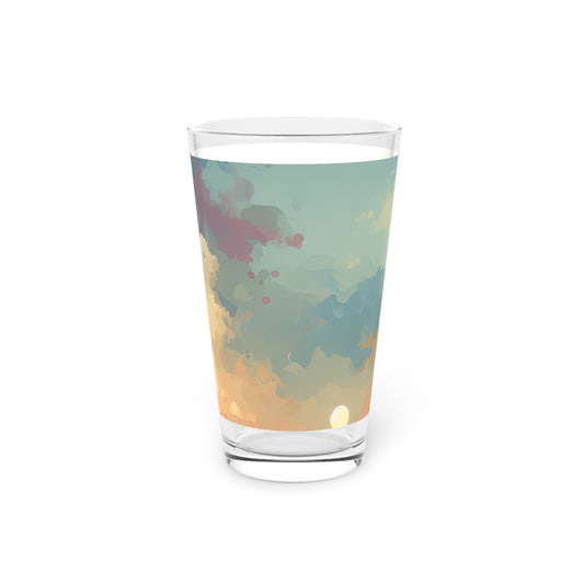 Dusky Sky Glow Pint Glass, 16oz - ATUH.ART