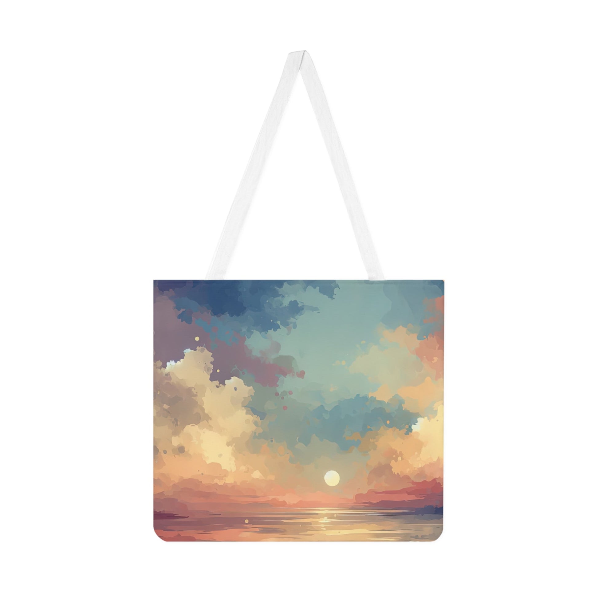 Dusky Sky Glow Shoulder Tote Bag (AOP) - ATUH.ART