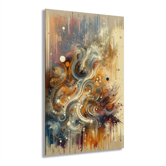 Dynamic Cultural Mosaic Acrylic Prints (French Cleat Hanging) - ATUH.ART