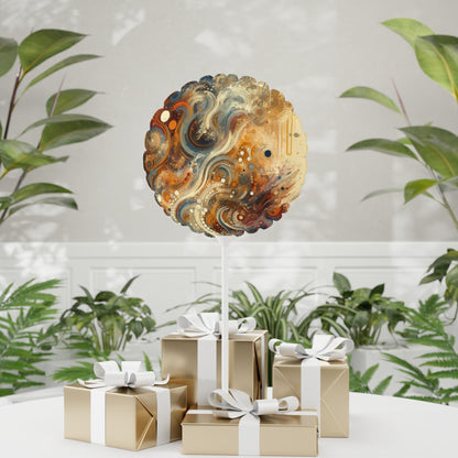 Dynamic Cultural Mosaic Balloon (Round and Heart-shaped), 11" - ATUH.ART