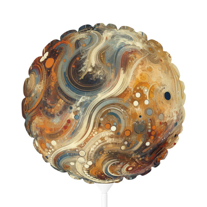 Dynamic Cultural Mosaic Balloon (Round and Heart-shaped), 11" - ATUH.ART