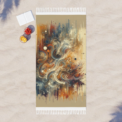 Dynamic Cultural Mosaic Boho Beach Cloth - ATUH.ART
