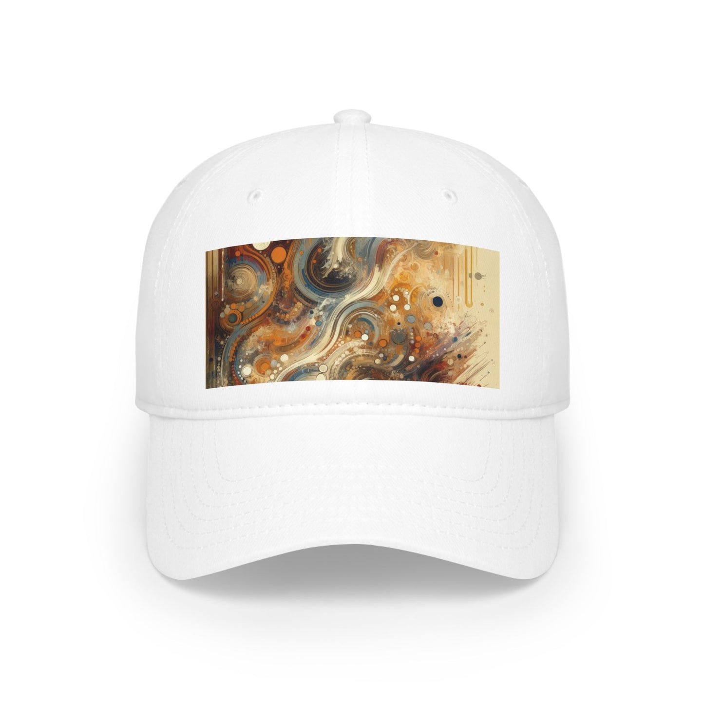 Dynamic Cultural Mosaic Low Profile Baseball Cap - ATUH.ART