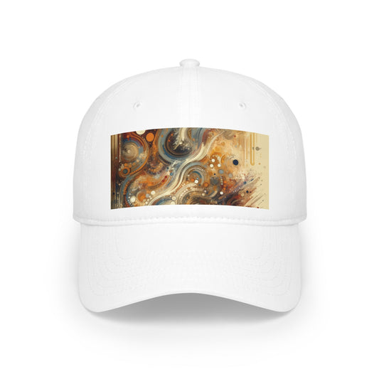 Dynamic Cultural Mosaic Low Profile Baseball Cap - ATUH.ART