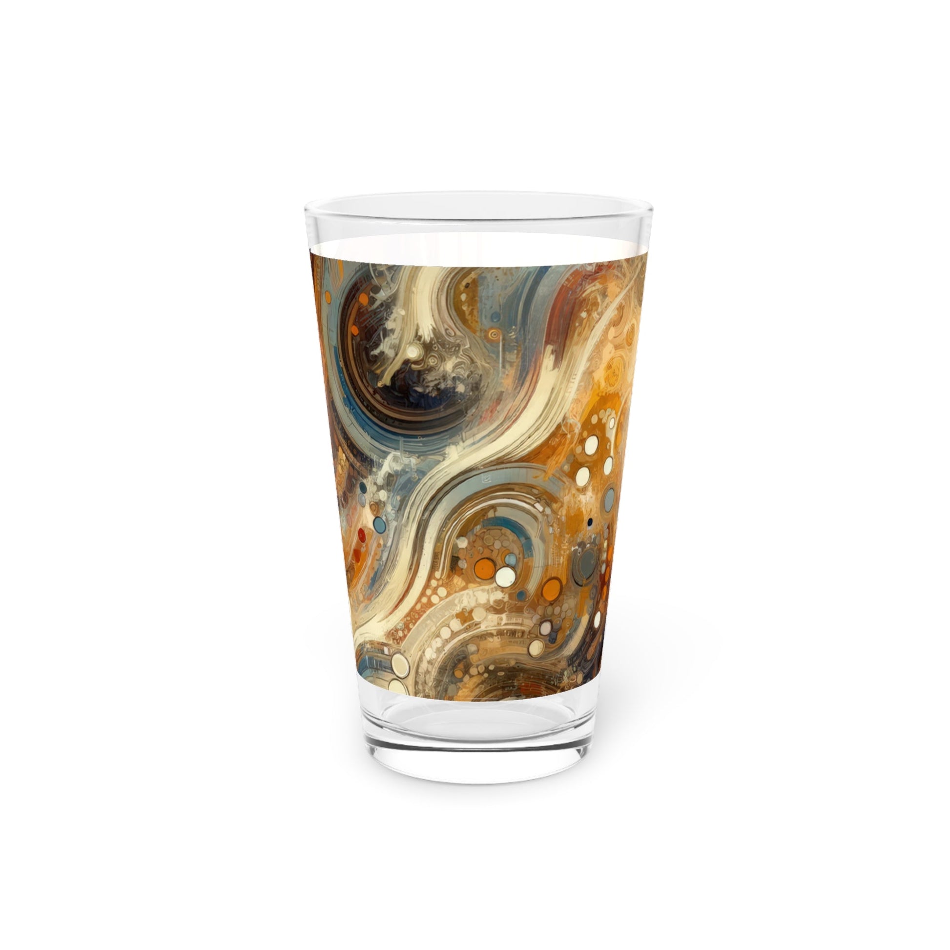 Dynamic Cultural Mosaic Pint Glass, 16oz - ATUH.ART