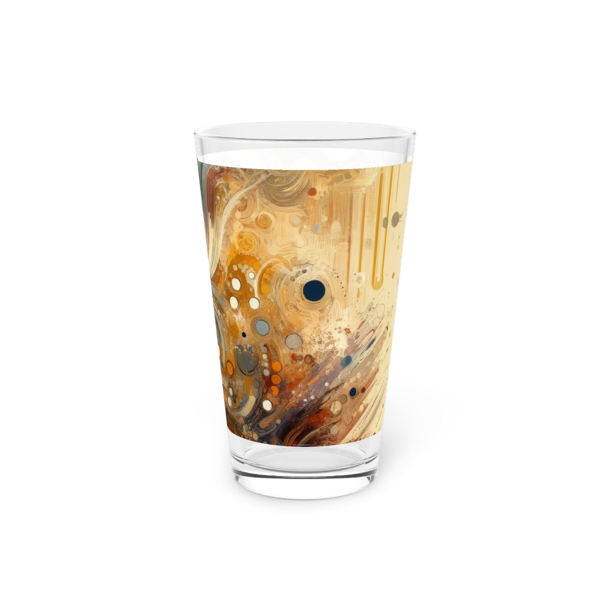 Dynamic Cultural Mosaic Pint Glass, 16oz - ATUH.ART