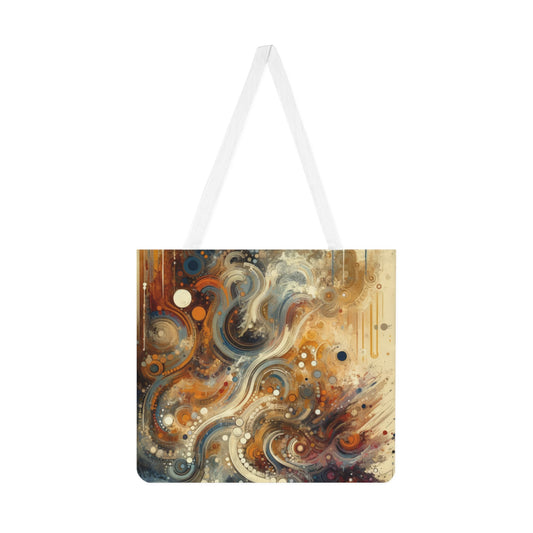 Dynamic Cultural Mosaic Shoulder Tote Bag (AOP) - ATUH.ART