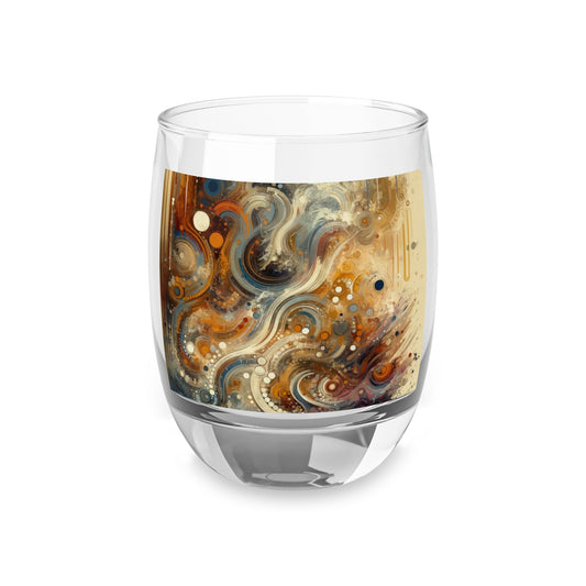 Dynamic Cultural Mosaic Whiskey Glass - ATUH.ART