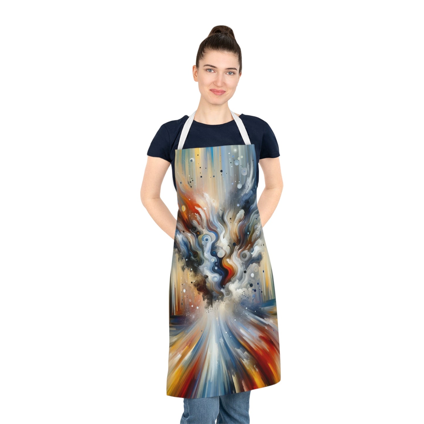 Dynamic External Influence Adult Apron (AOP) - ATUH.ART