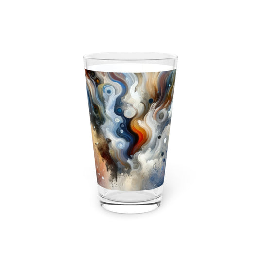 Dynamic External Influence Pint Glass, 16oz - ATUH.ART