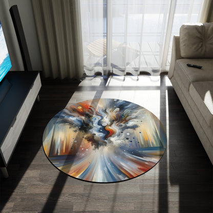 Dynamic External Influence Round Rug - ATUH.ART