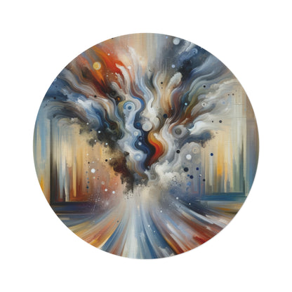 Dynamic External Influence Round Rug - ATUH.ART