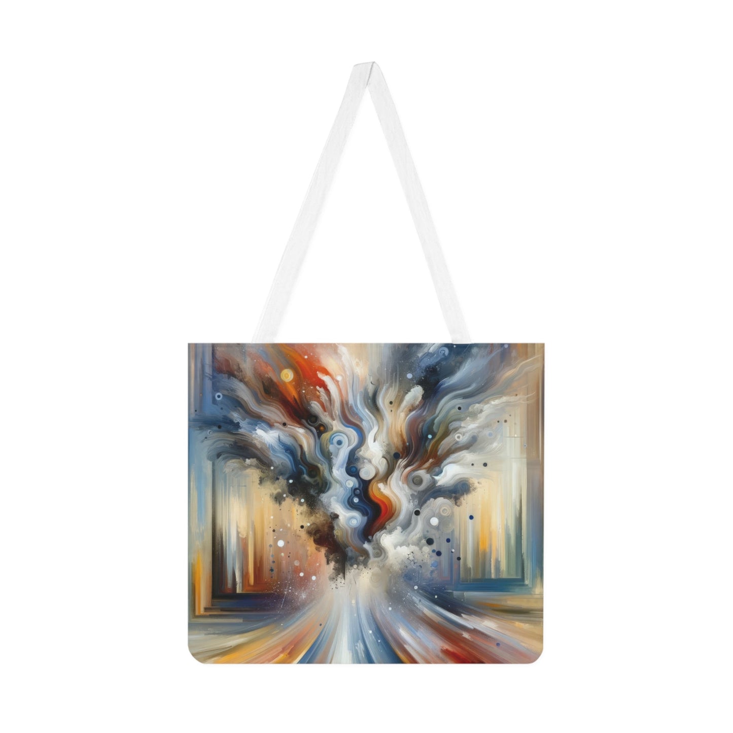 Dynamic External Influence Shoulder Tote Bag (AOP) - ATUH.ART