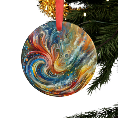 Dynamic Unity Tapestry Acrylic Ornament with Ribbon - ATUH.ART