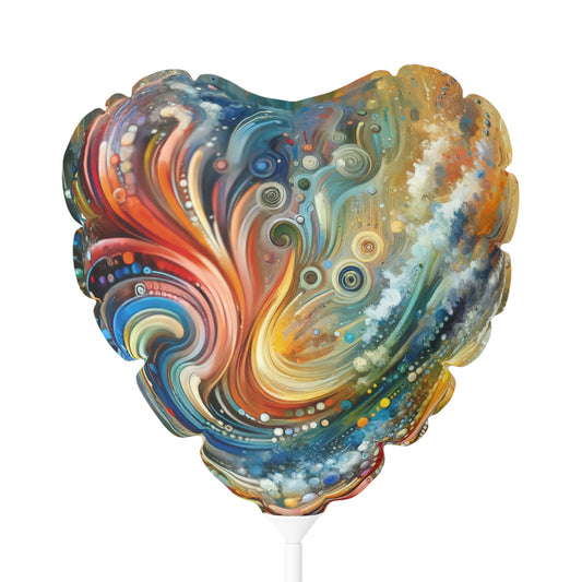 Dynamic Unity Tapestry Balloon (Round and Heart-shaped), 11" - ATUH.ART