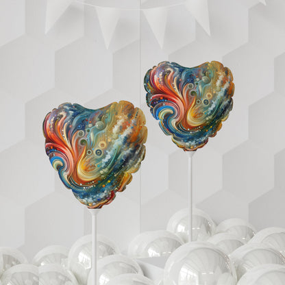 Dynamic Unity Tapestry Balloon (Round and Heart-shaped), 11" - ATUH.ART