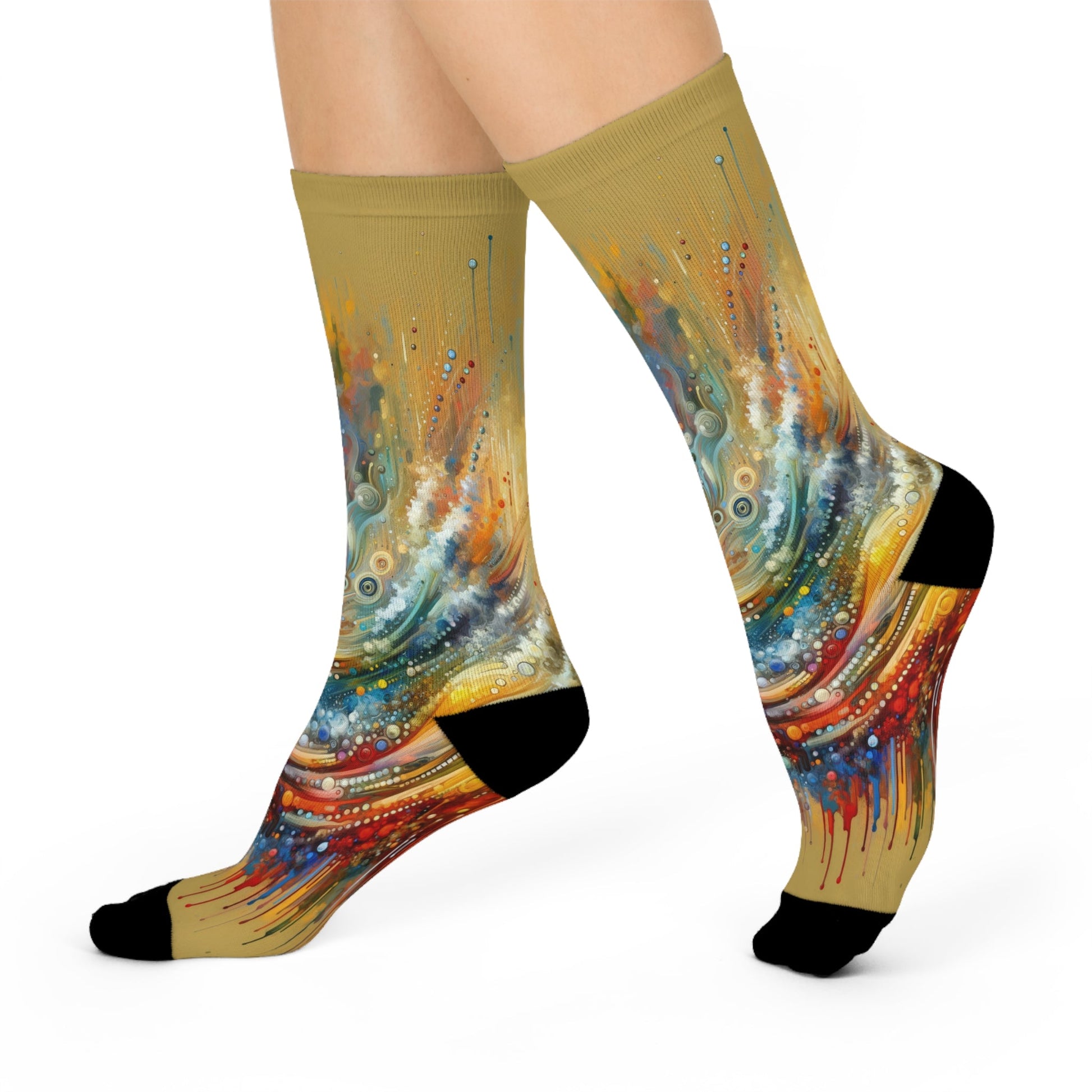 Dynamic Unity Tapestry Cushioned Crew Socks - ATUH.ART