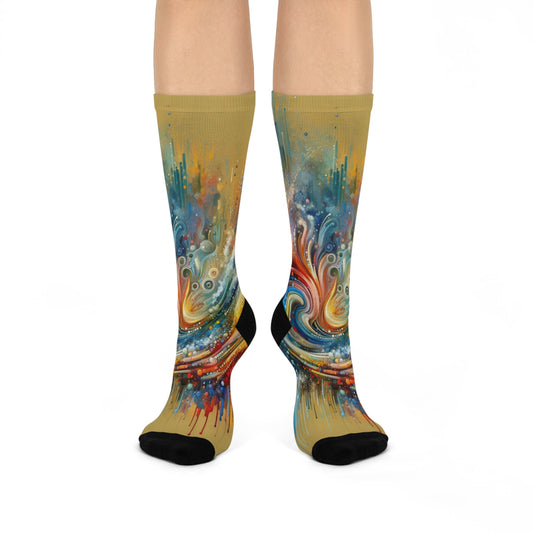 Dynamic Unity Tapestry Cushioned Crew Socks - ATUH.ART