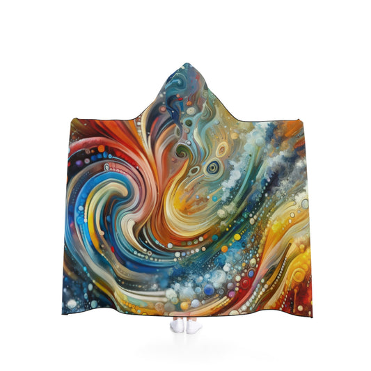 Dynamic Unity Tapestry Hooded Blanket - ATUH.ART