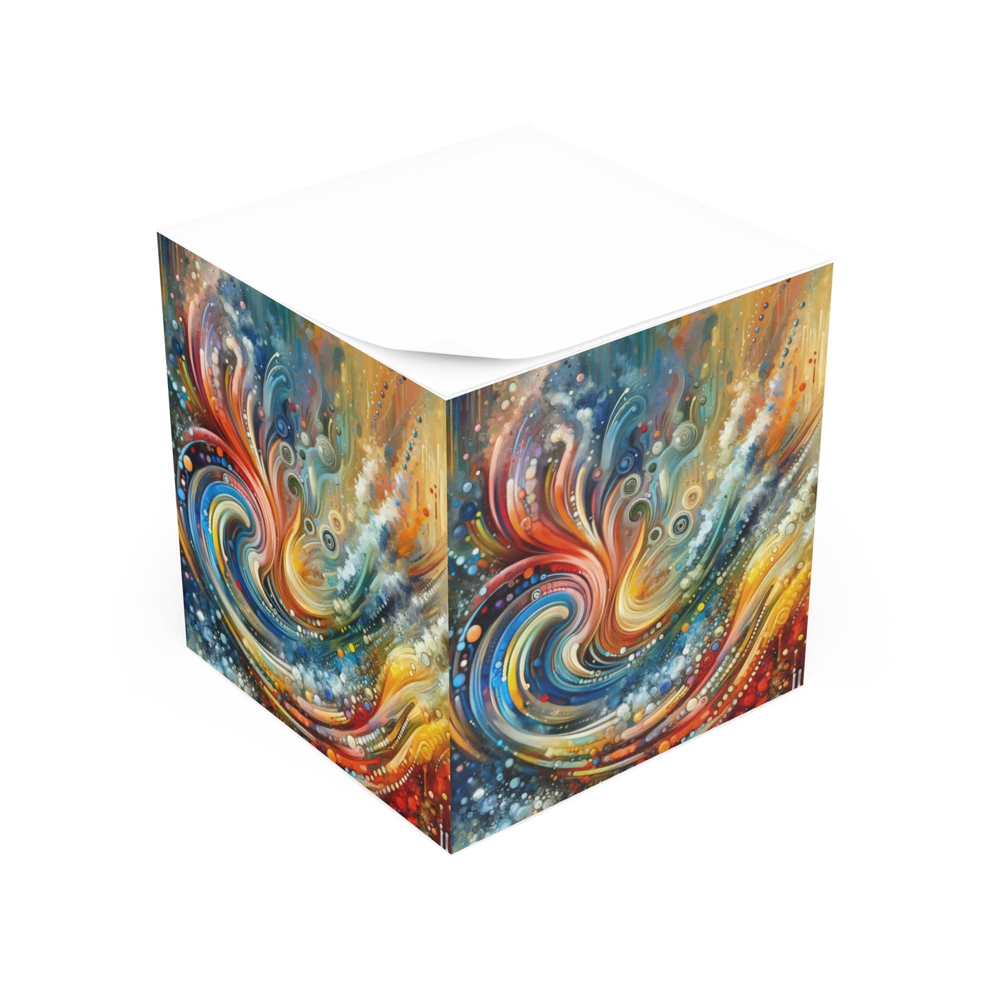 Dynamic Unity Tapestry Note Cube - ATUH.ART