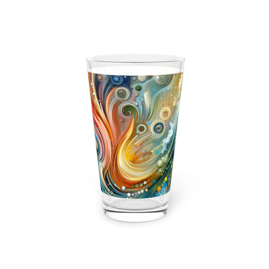 Dynamic Unity Tapestry Pint Glass, 16oz - ATUH.ART