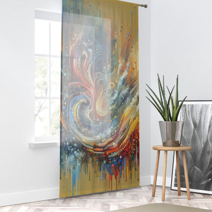 Dynamic Unity Tapestry Window Curtain - ATUH.ART