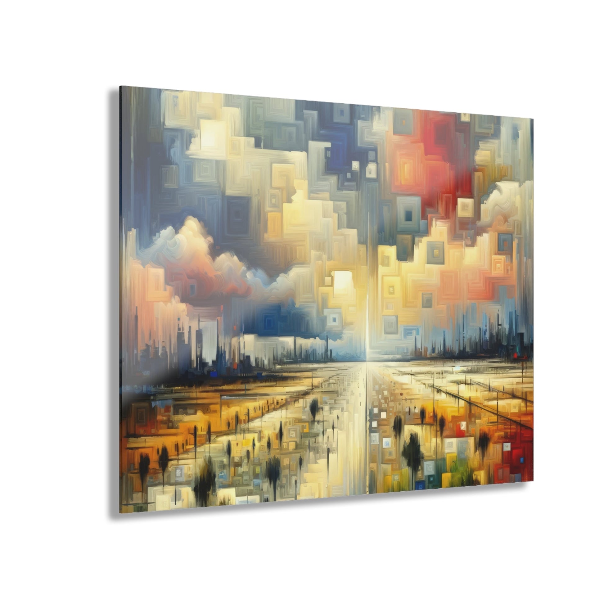 Earnest Gathering Rainwater Acrylic Prints (French Cleat Hanging) - ATUH.ART