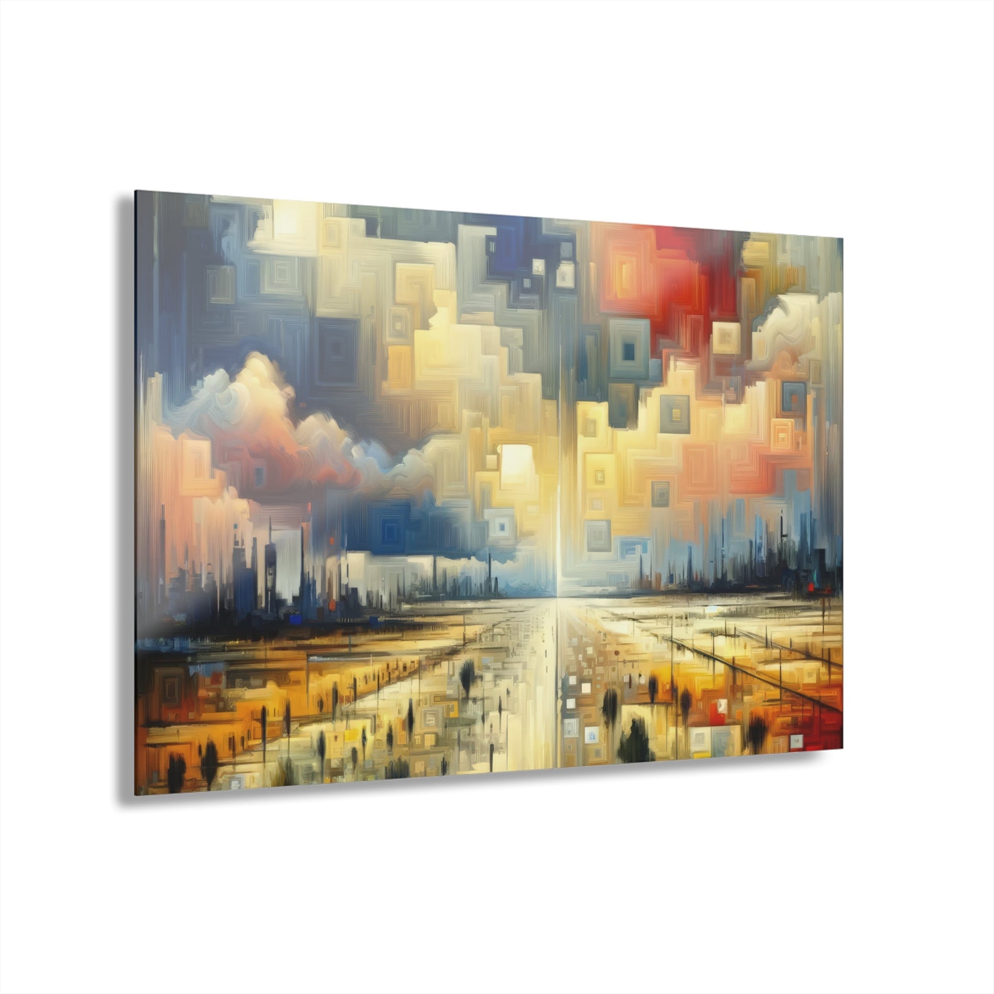 Earnest Gathering Rainwater Acrylic Prints (French Cleat Hanging) - ATUH.ART