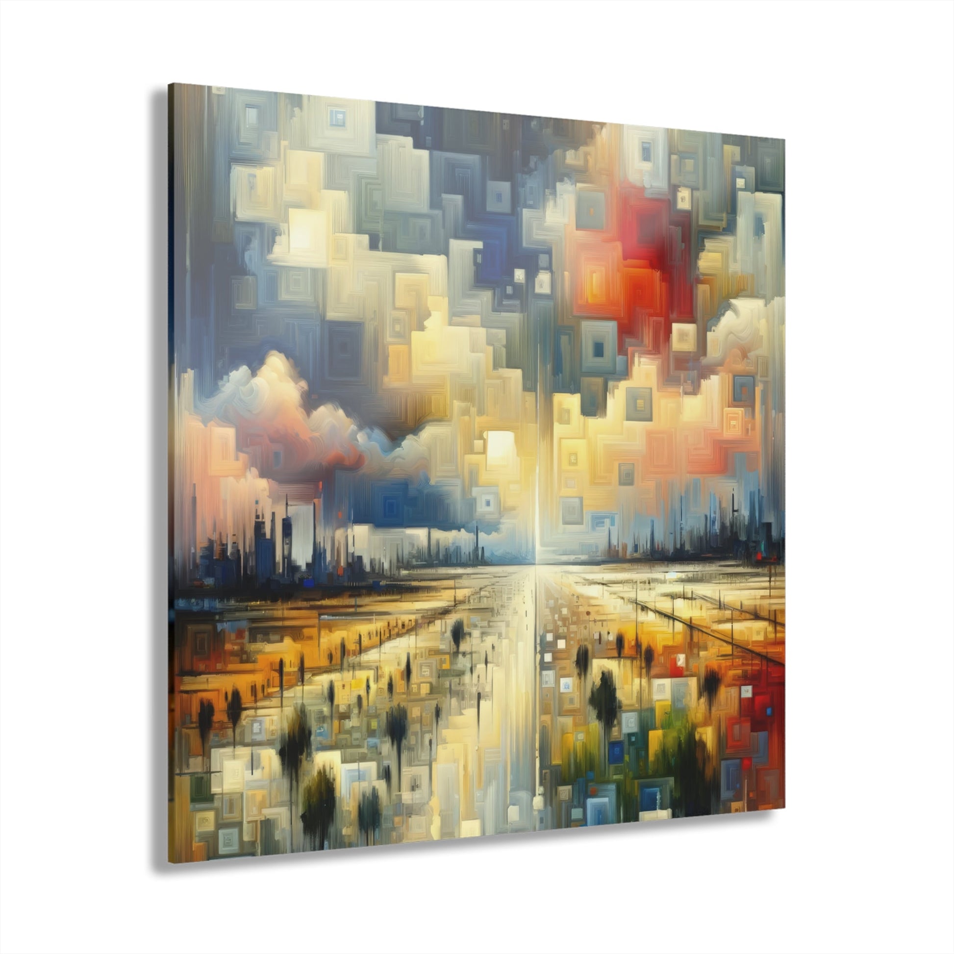 Earnest Gathering Rainwater Acrylic Prints (French Cleat Hanging) - ATUH.ART