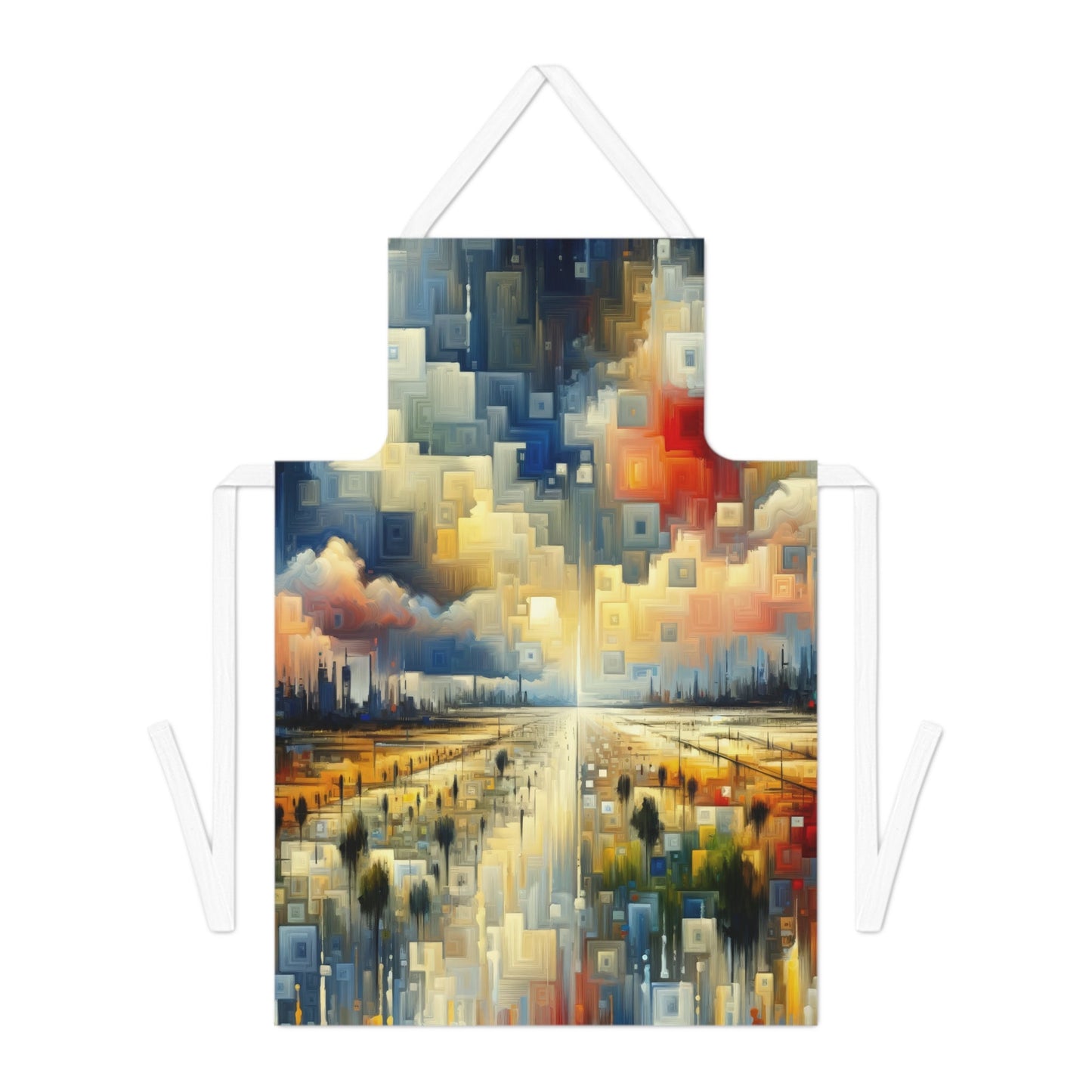 Earnest Gathering Rainwater Adult Apron (AOP) - ATUH.ART