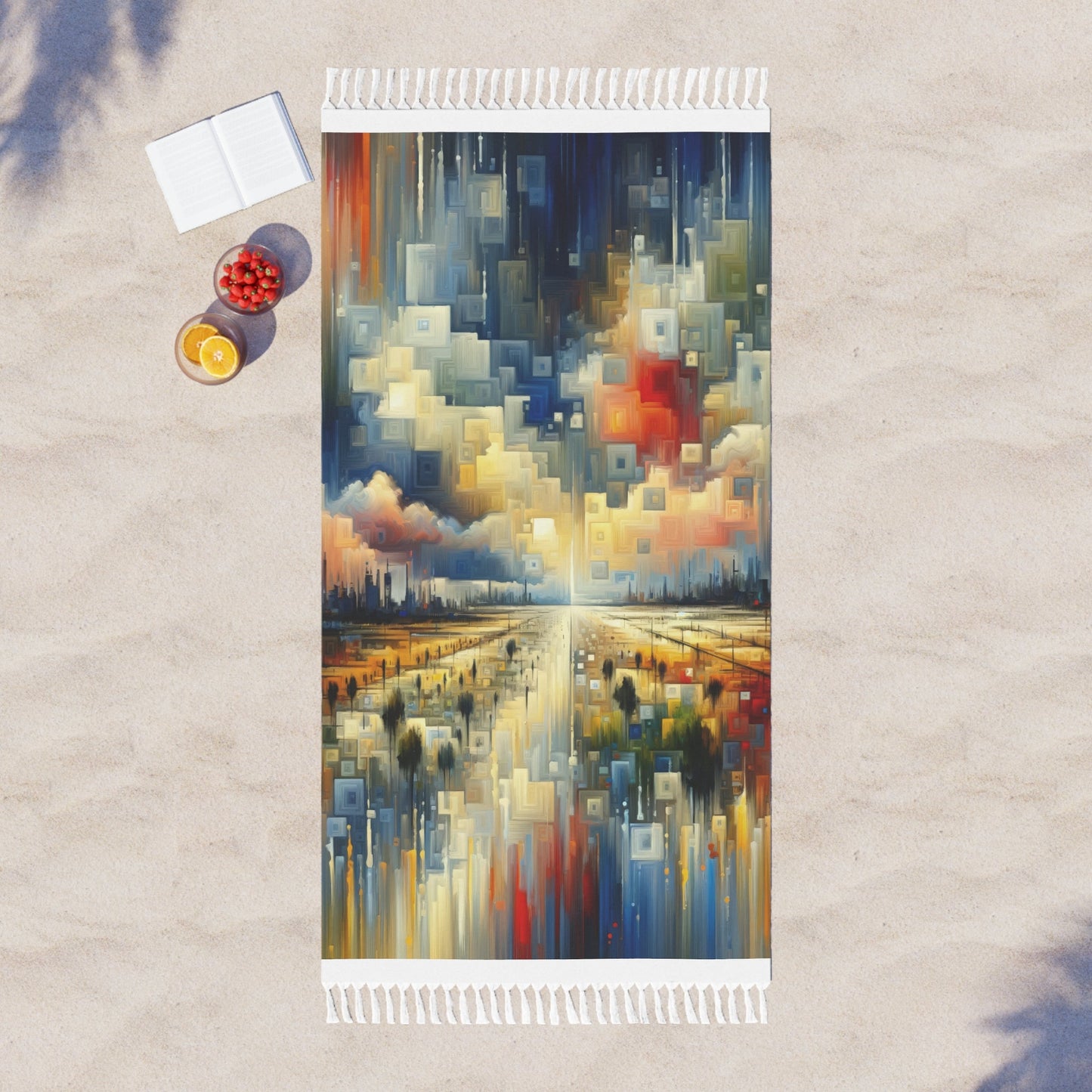 Earnest Gathering Rainwater Boho Beach Cloth - ATUH.ART
