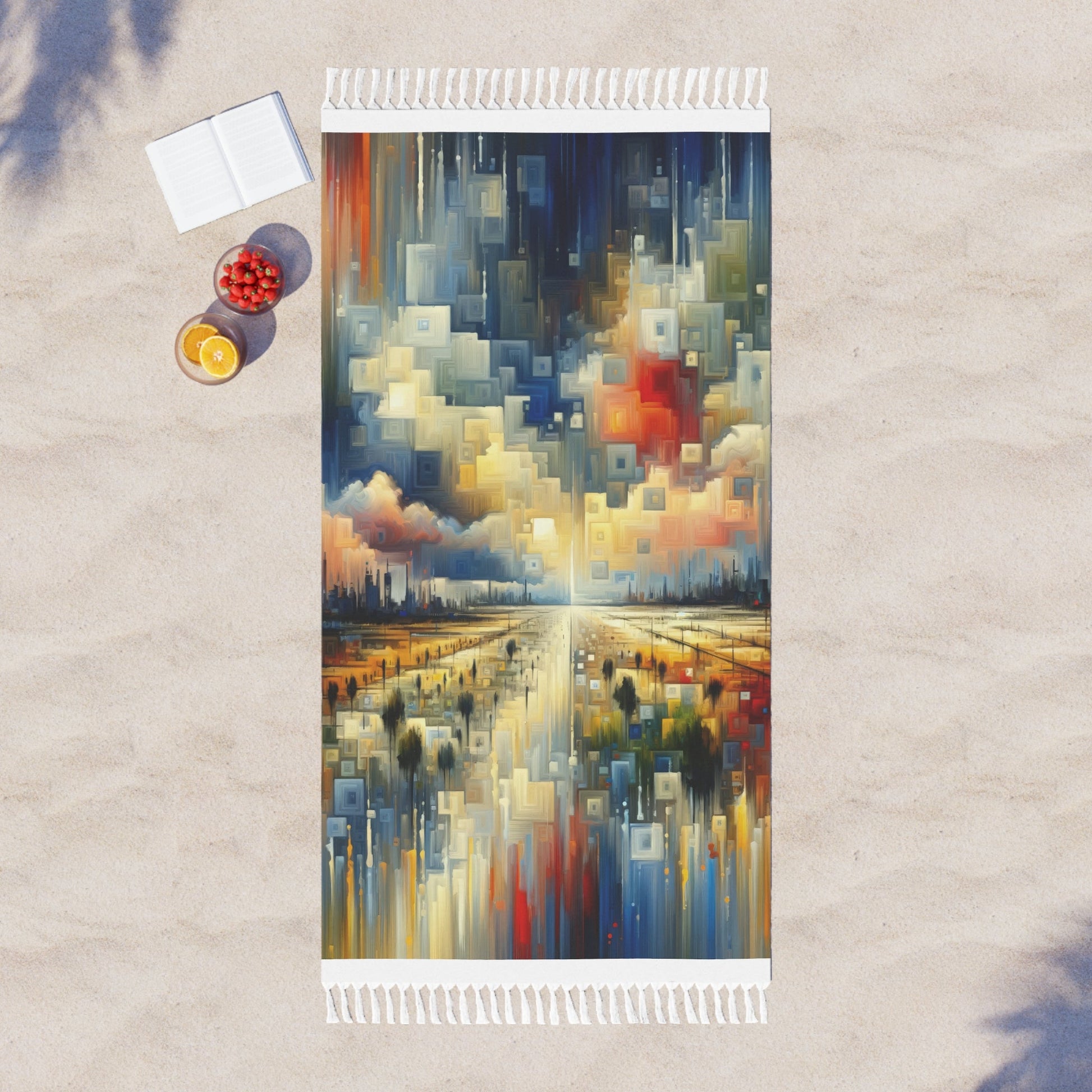Earnest Gathering Rainwater Boho Beach Cloth - ATUH.ART
