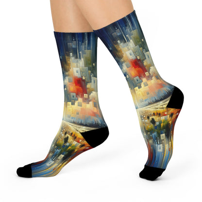 Earnest Gathering Rainwater Cushioned Crew Socks - ATUH.ART