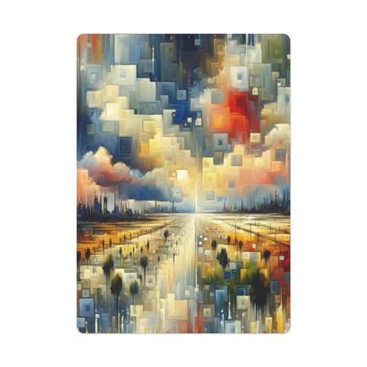 Earnest Gathering Rainwater Poker Cards - ATUH.ART