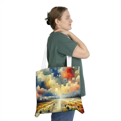 Earnest Gathering Rainwater Shoulder Tote Bag (AOP) - ATUH.ART