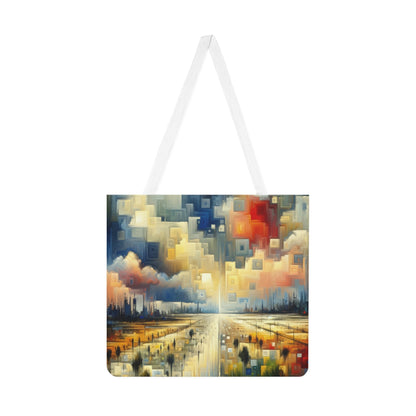 Earnest Gathering Rainwater Shoulder Tote Bag (AOP) - ATUH.ART