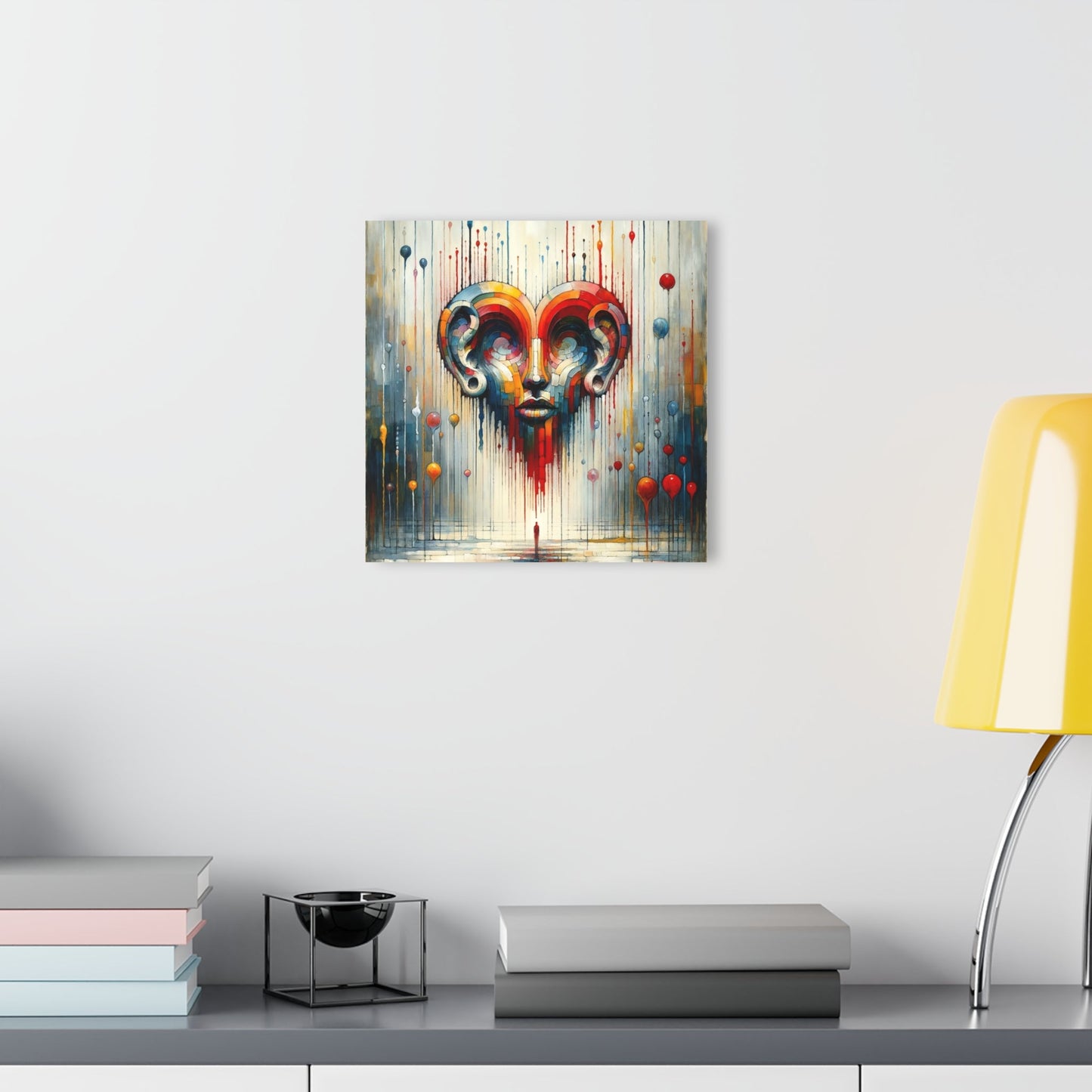 Ears Heart Expression Acrylic Prints (French Cleat Hanging) - ATUH.ART