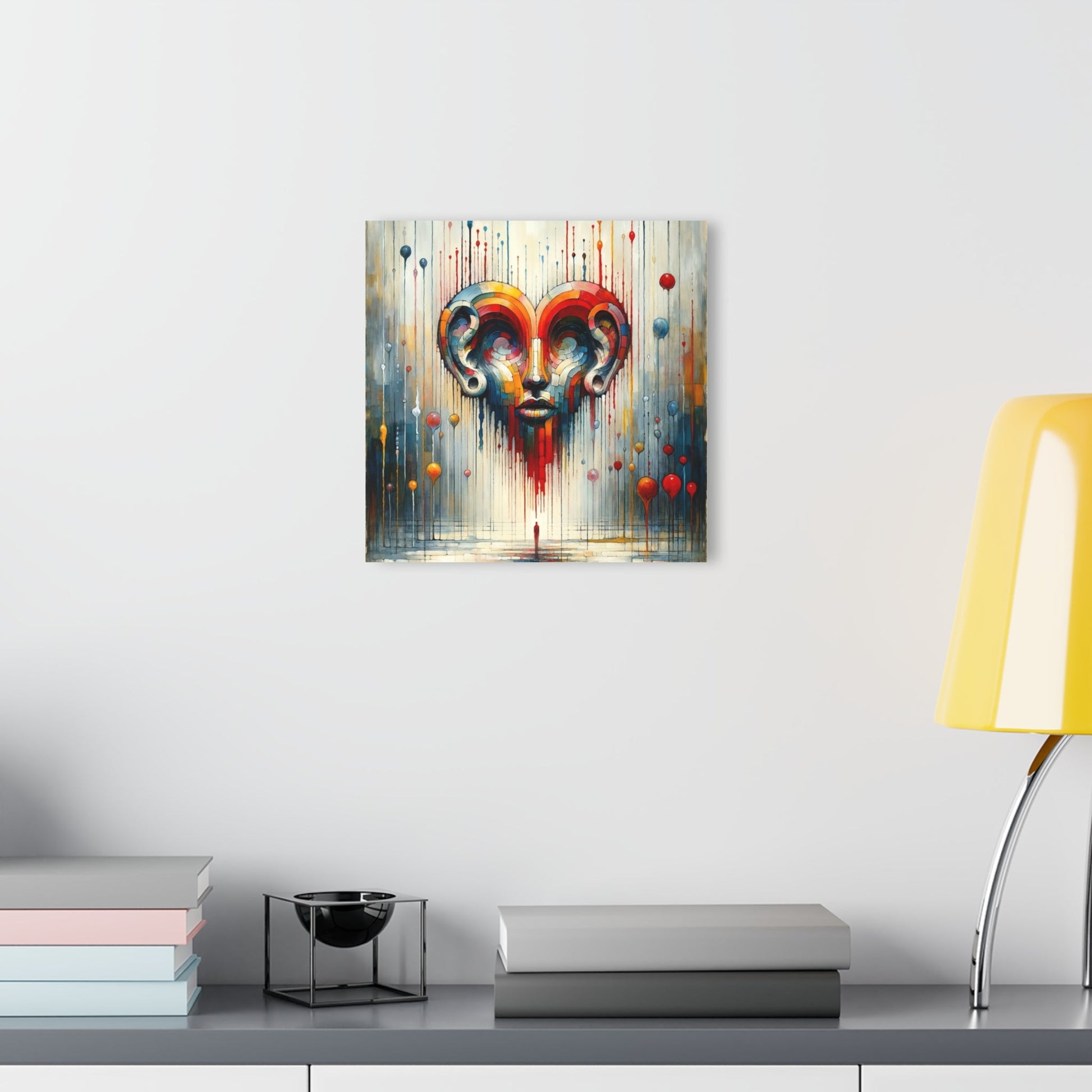 Ears Heart Expression Acrylic Prints (French Cleat Hanging) - ATUH.ART