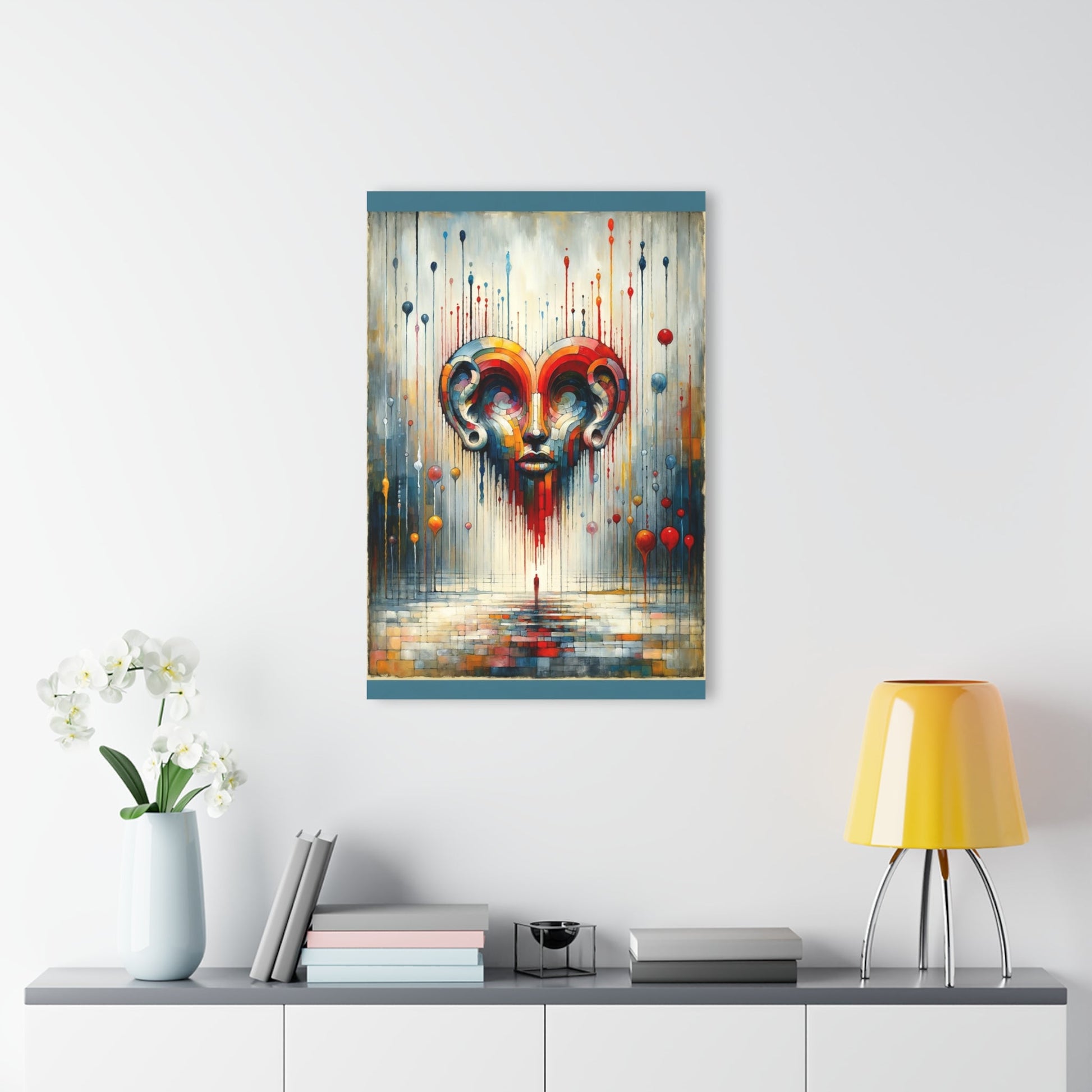 Ears Heart Expression Acrylic Prints (French Cleat Hanging) - ATUH.ART