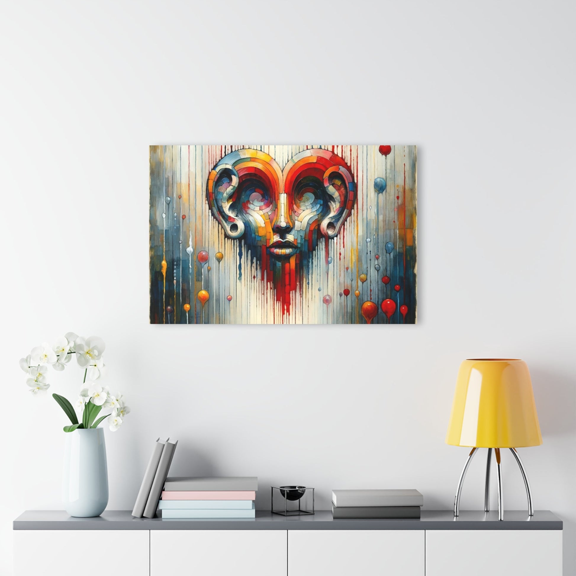 Ears Heart Expression Acrylic Prints (French Cleat Hanging) - ATUH.ART
