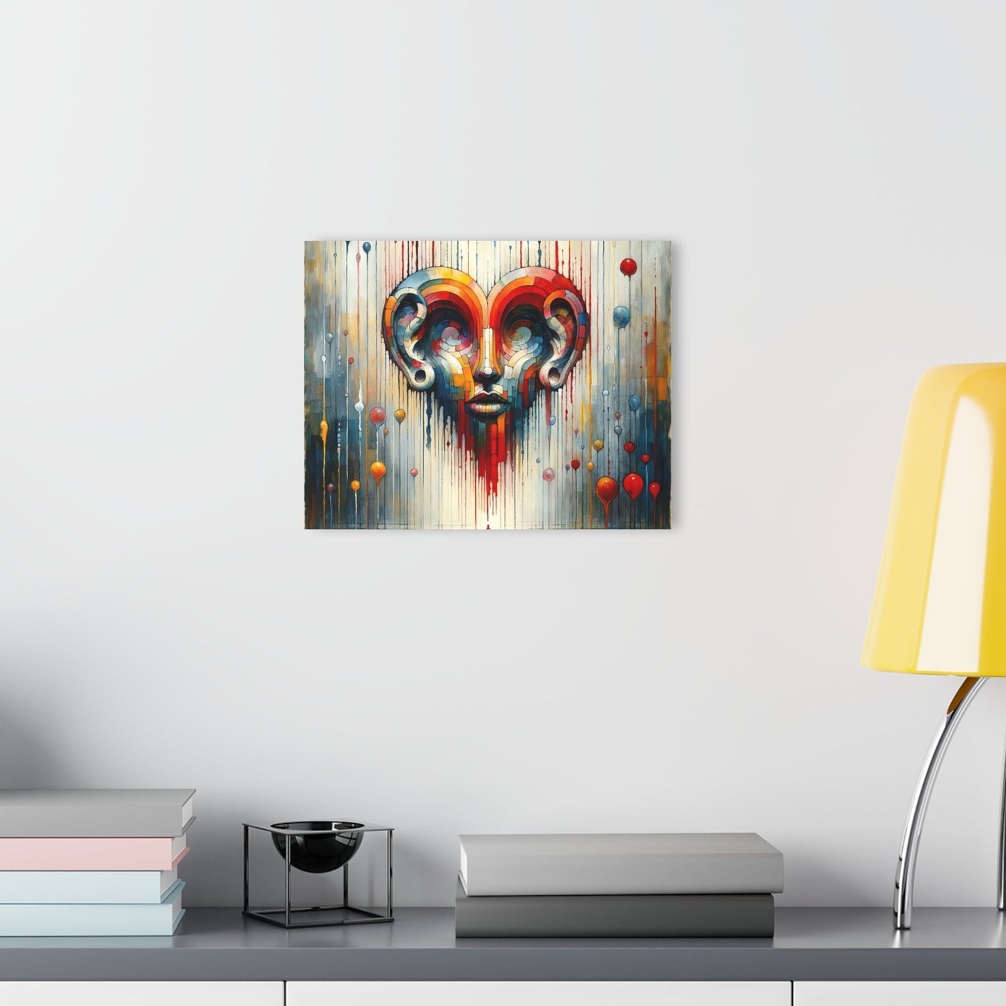 Ears Heart Expression Acrylic Prints (French Cleat Hanging) - ATUH.ART