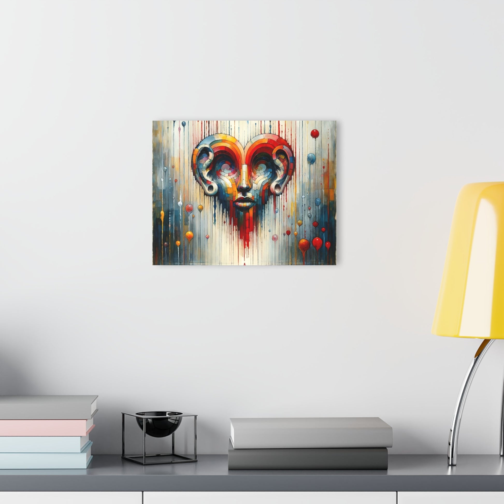 Ears Heart Expression Acrylic Prints (French Cleat Hanging) - ATUH.ART