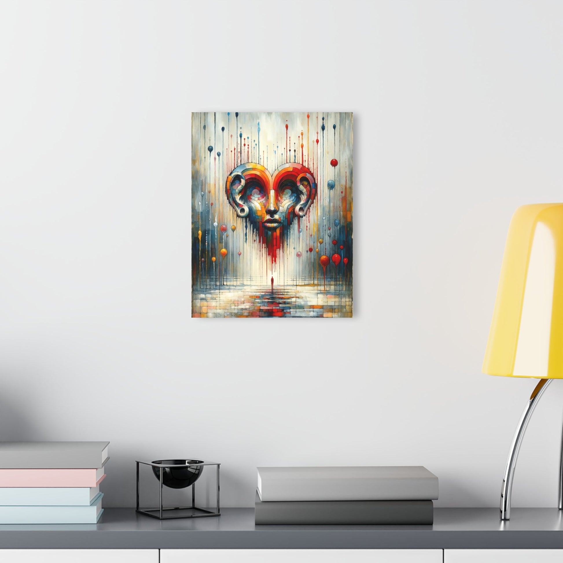 Ears Heart Expression Acrylic Prints (French Cleat Hanging) - ATUH.ART