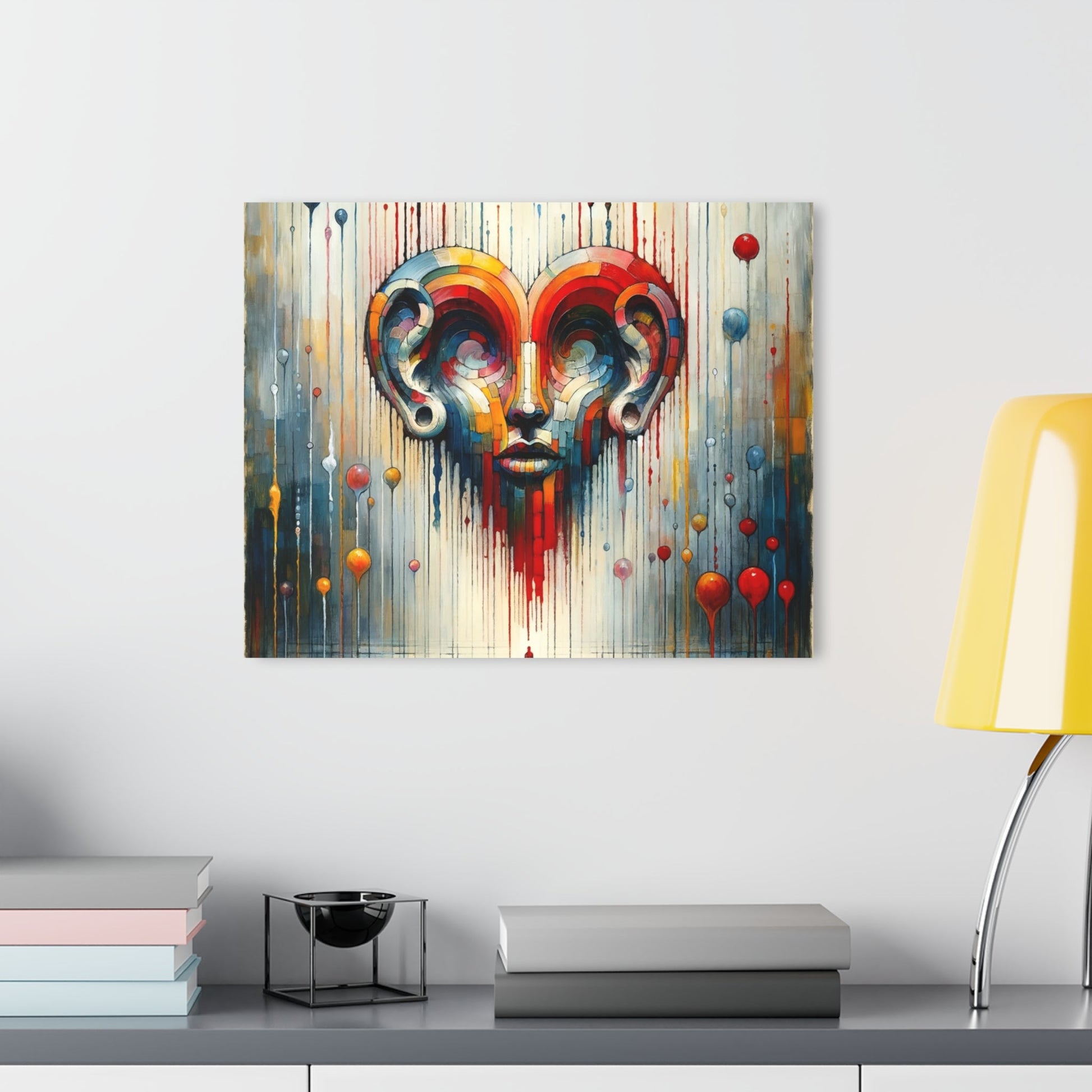 Ears Heart Expression Acrylic Prints (French Cleat Hanging) - ATUH.ART