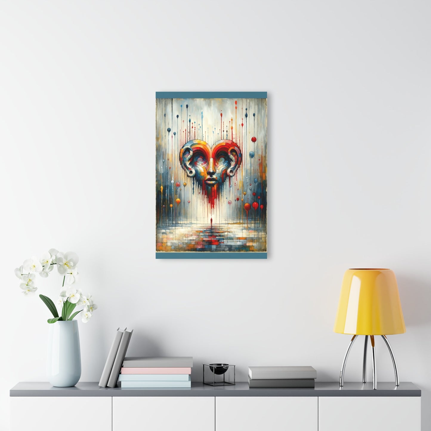 Ears Heart Expression Acrylic Prints (French Cleat Hanging) - ATUH.ART