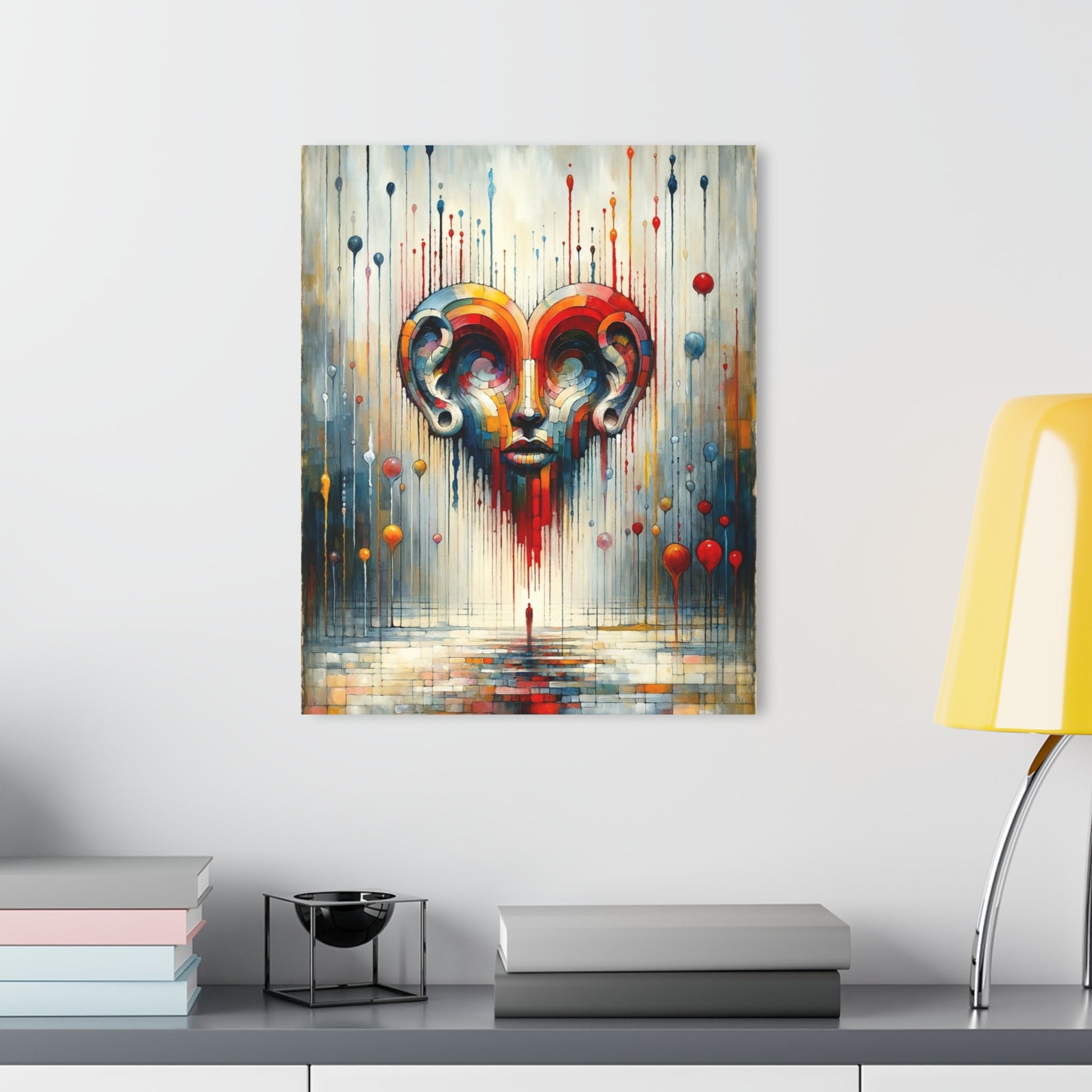 Ears Heart Expression Acrylic Prints (French Cleat Hanging) - ATUH.ART